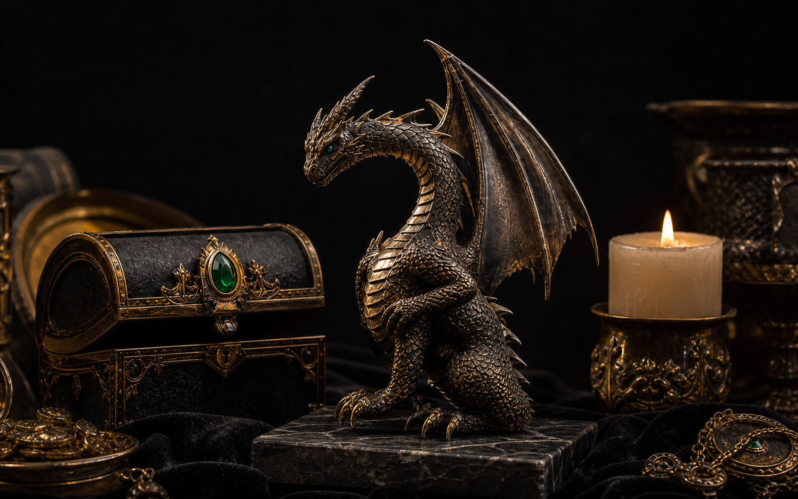 Figurine dragon : choisir et mettre en scène une pièce forte - visuel 1