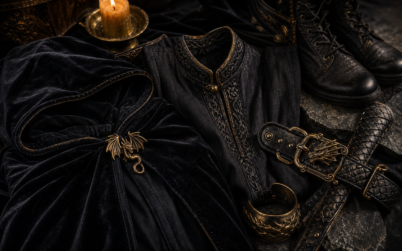 Tenue dragon : robes, capes et bijoux pour une silhouette fantasy - visuel 2